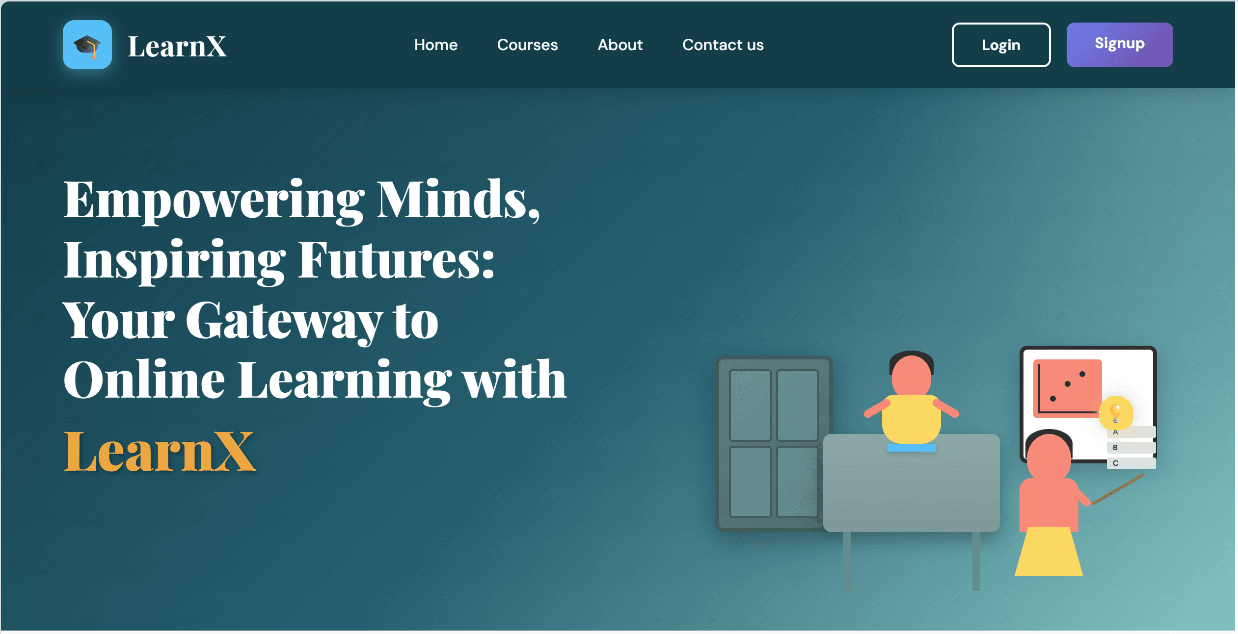LearnX screenshot