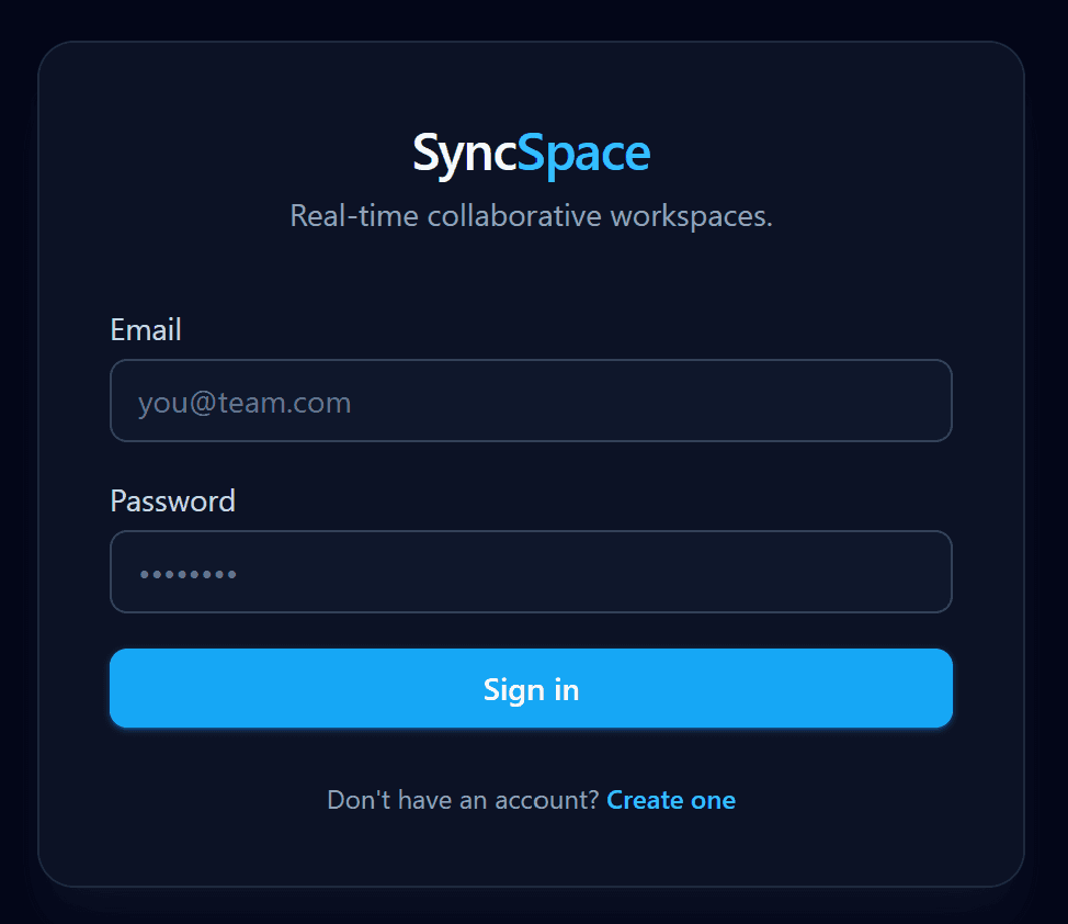SyncSpace screenshot